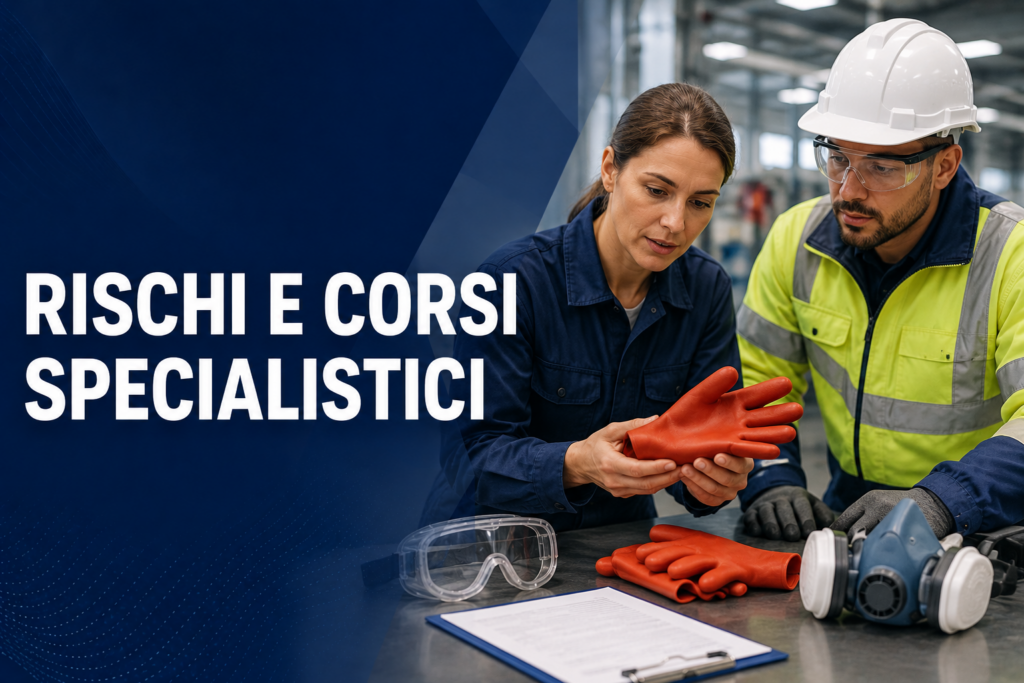 Corsi online per rischi e attività specialistiche
